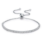 Silver Sparkling Strand Bracelet
