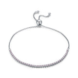 Silver Sparkling Strand Bracelet